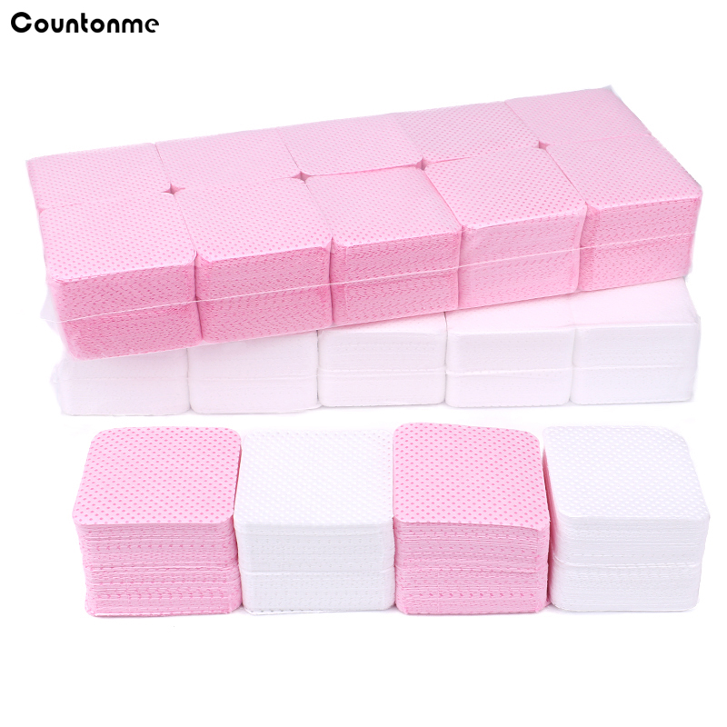 Nail Art Pink - 1000 шт., хлопковые салфетки для снятия