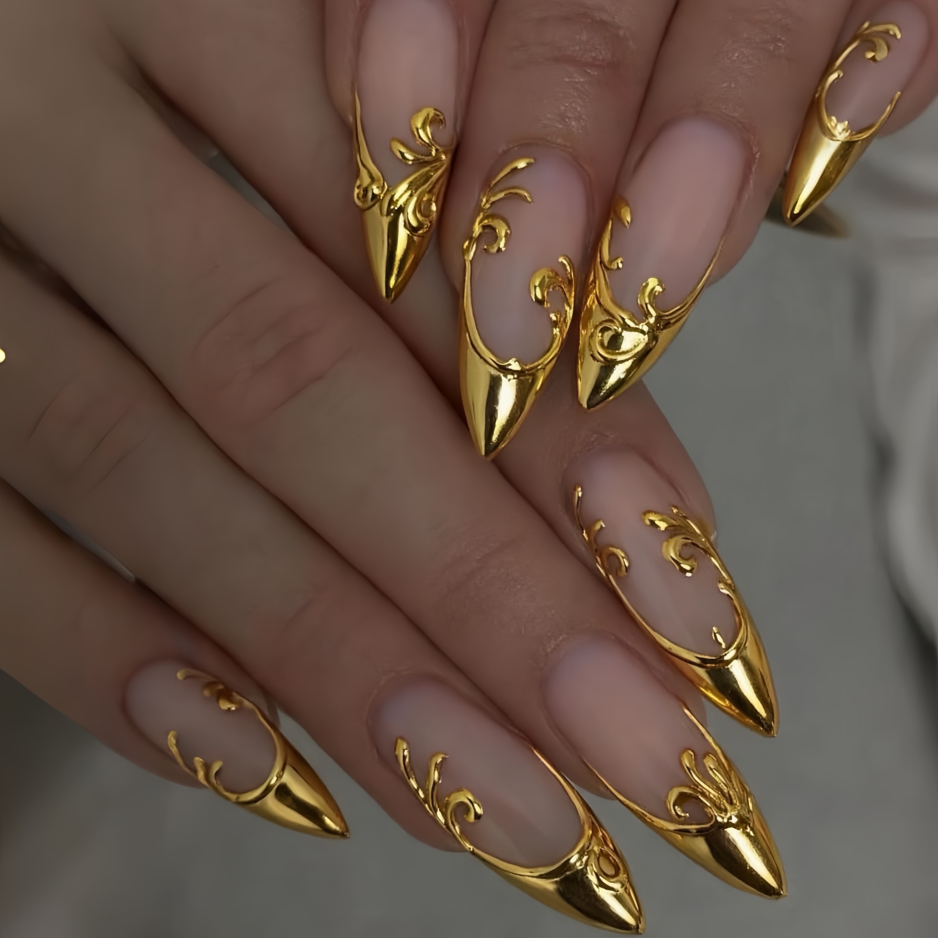 Press On Nail Set - 3D накладные ногти для женщин и
