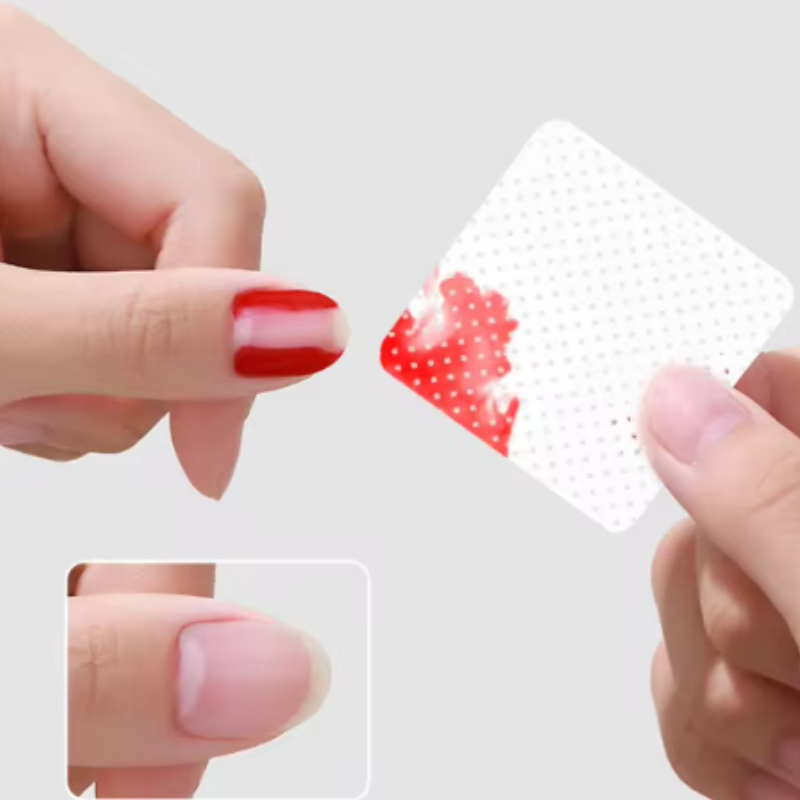 Nail Art Remove - Салфетки-гель для снятия лака в форме