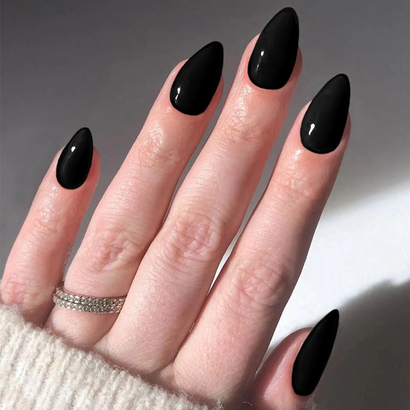 Nail Art Full Color - Набор из 24 однотонных накладных ногтей:
