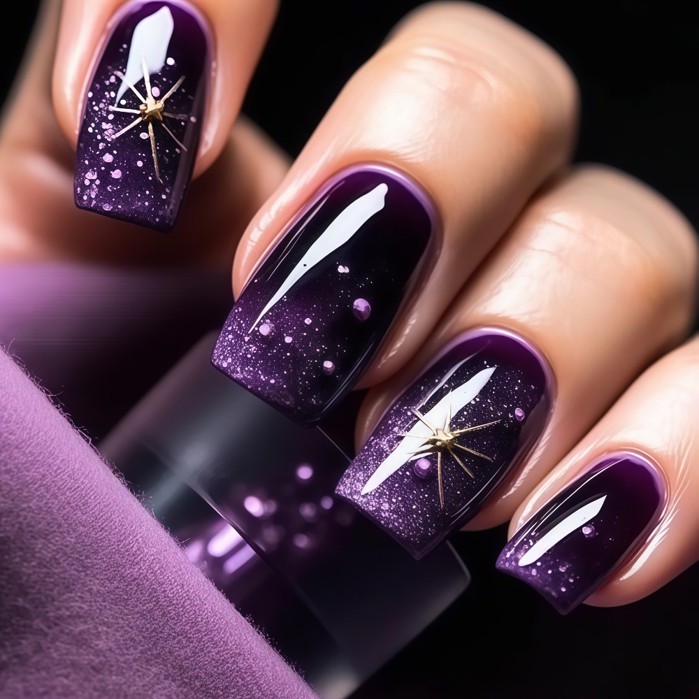 Press On Nail Set - Короткие средней длины накладные ногти с