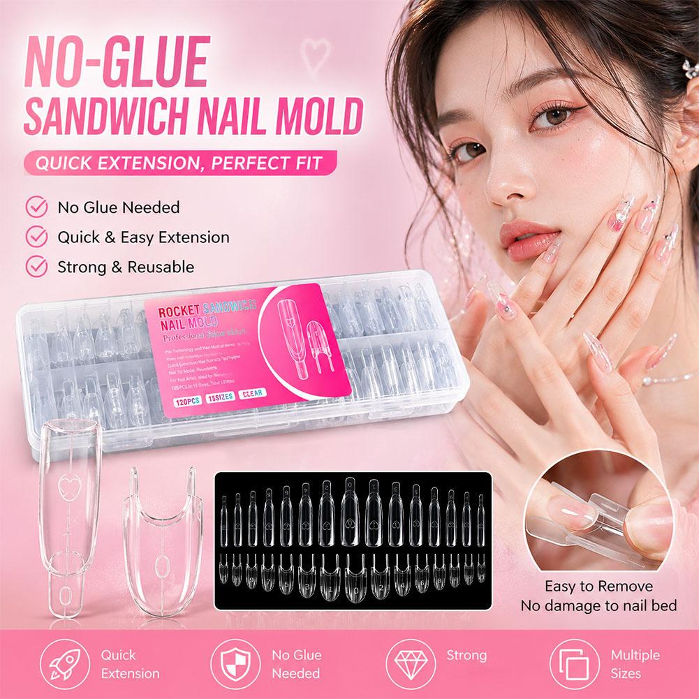 Nail Extension Form - Набор форм для наращивания ногтей Dual