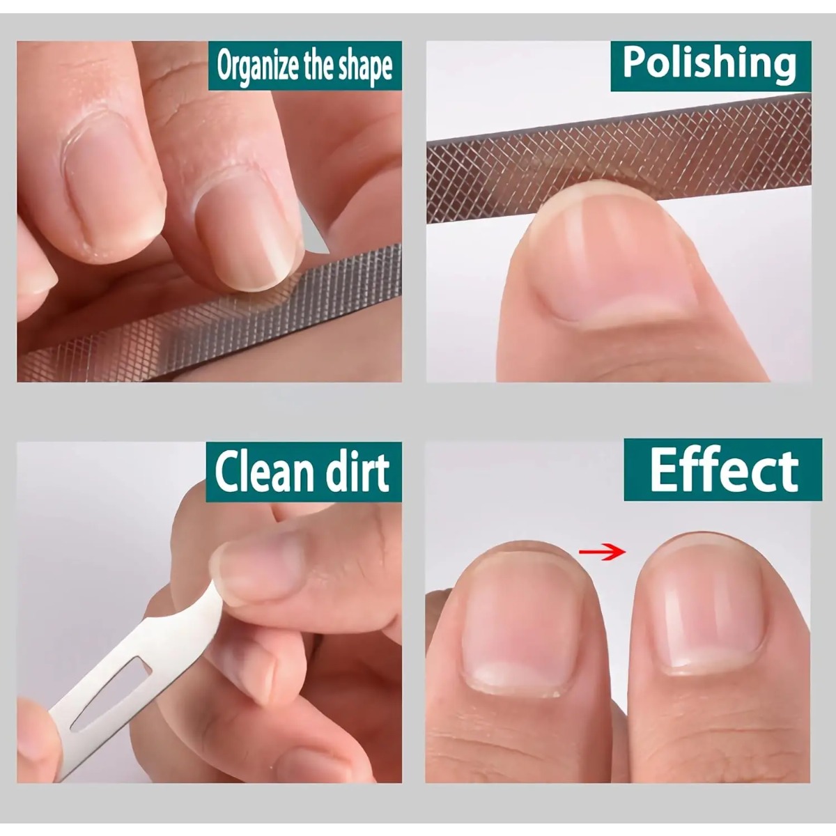 10/20 шт. металлических пилок  – обзор и цена Nail Extension Form