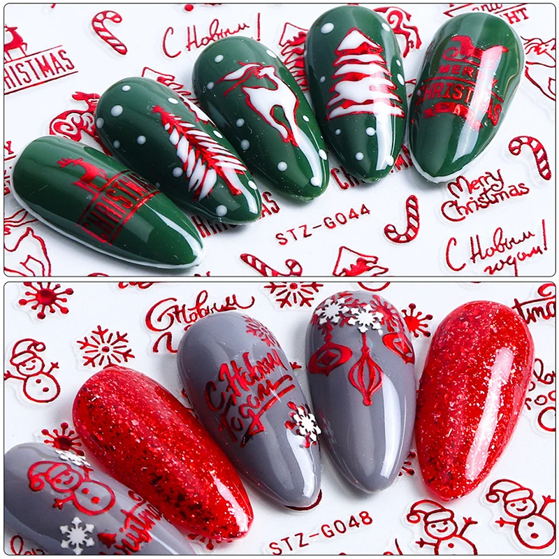 Рождественские аксессуары для  – обзор и цена Nail Art Xmas Design
