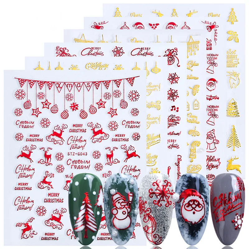 Рождественские аксессуары для  – обзор и цена Nail Art Xmas Design