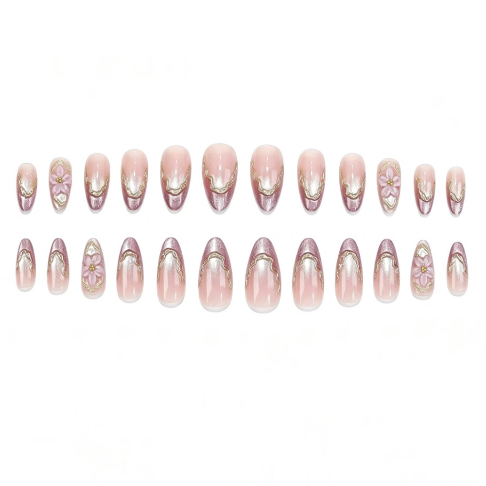 3D-цветы, искусственные ногти  – обзор и цена Press On Nail Set