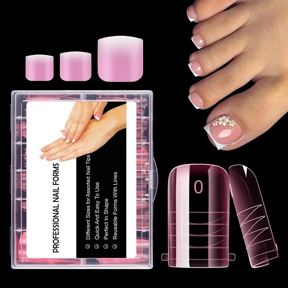 120 шт. Новые двойные формы дл – обзор и цена Nail Extension Form