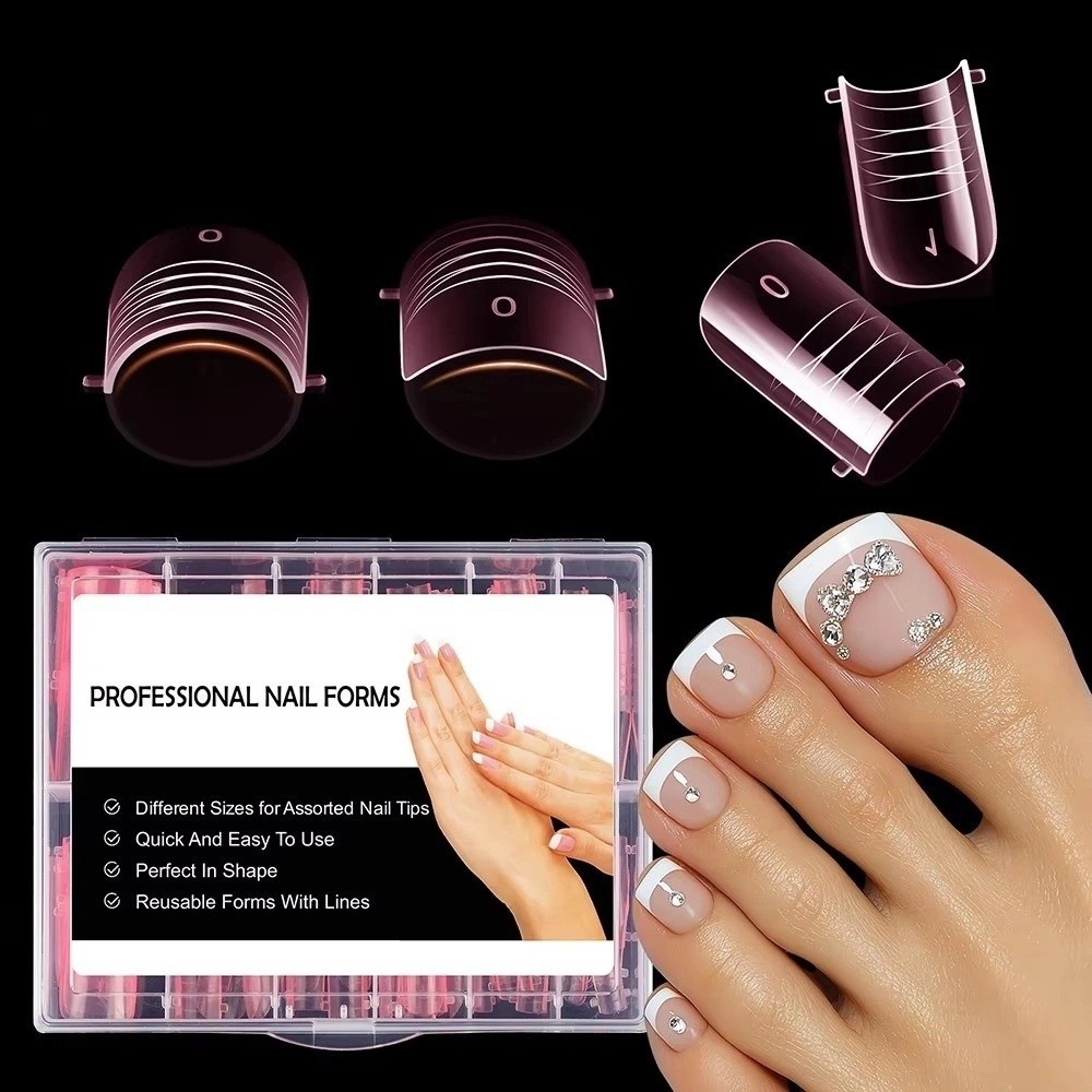 120 шт. Новые двойные формы дл – обзор и цена Nail Extension Form