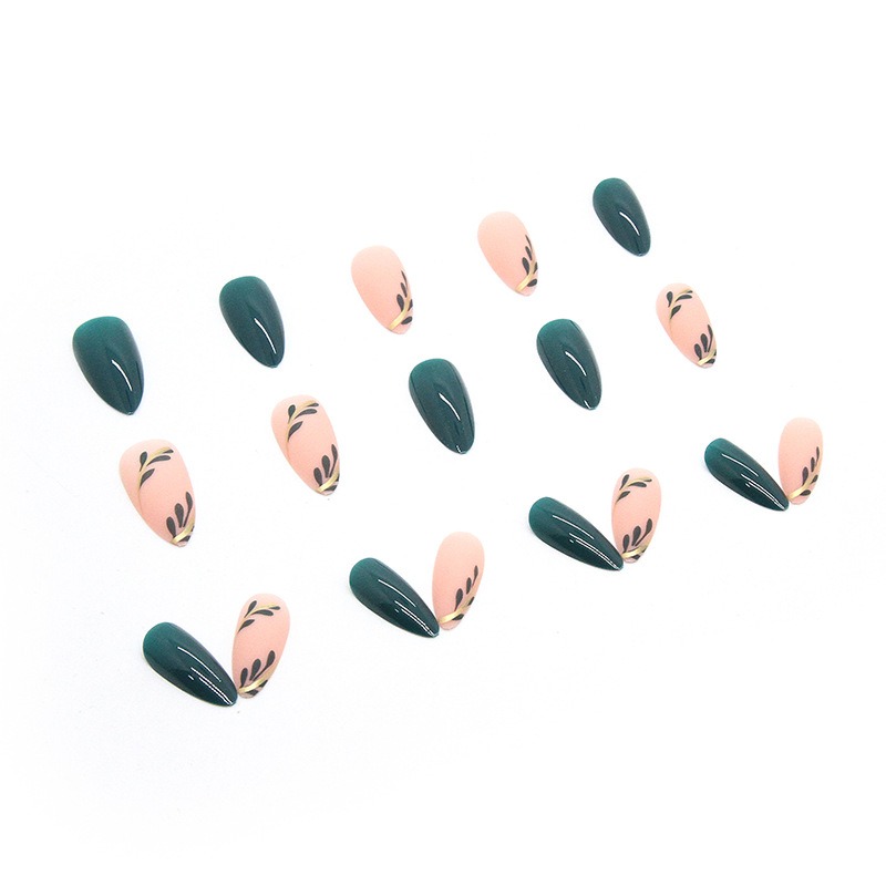 24 шт./компл. миндалевидный пр – обзор и цена Nail Art Pink