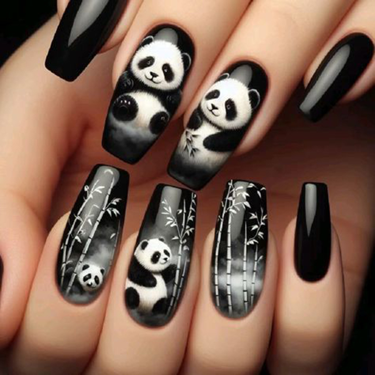 24 шт./компл., короткие наклад – обзор и цена Press On Nail Set