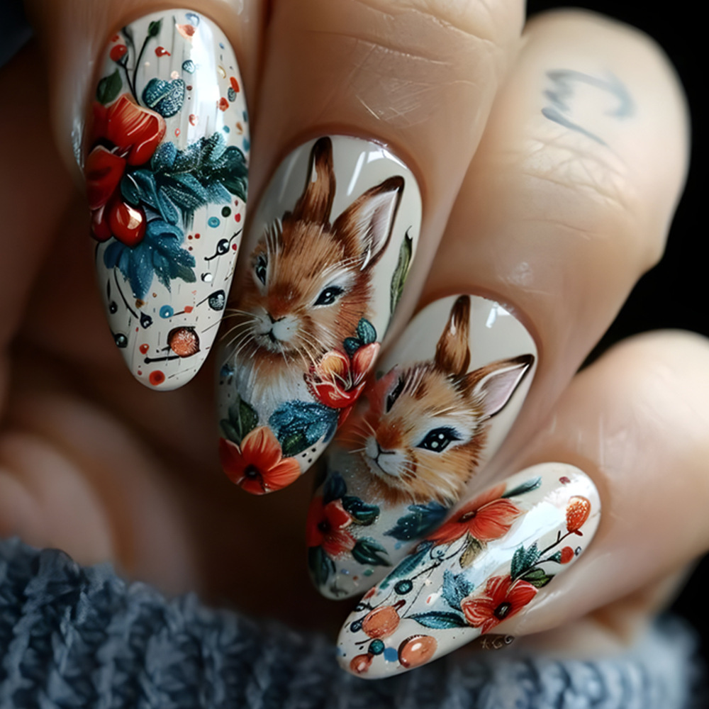 24 шт./компл., короткие наклад – обзор и цена Press On Nail Set