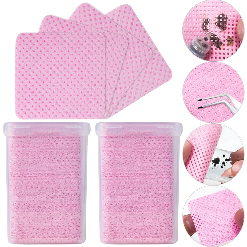 200 шт. розовых безворсовых са – обзор и цена Nail Art Pink