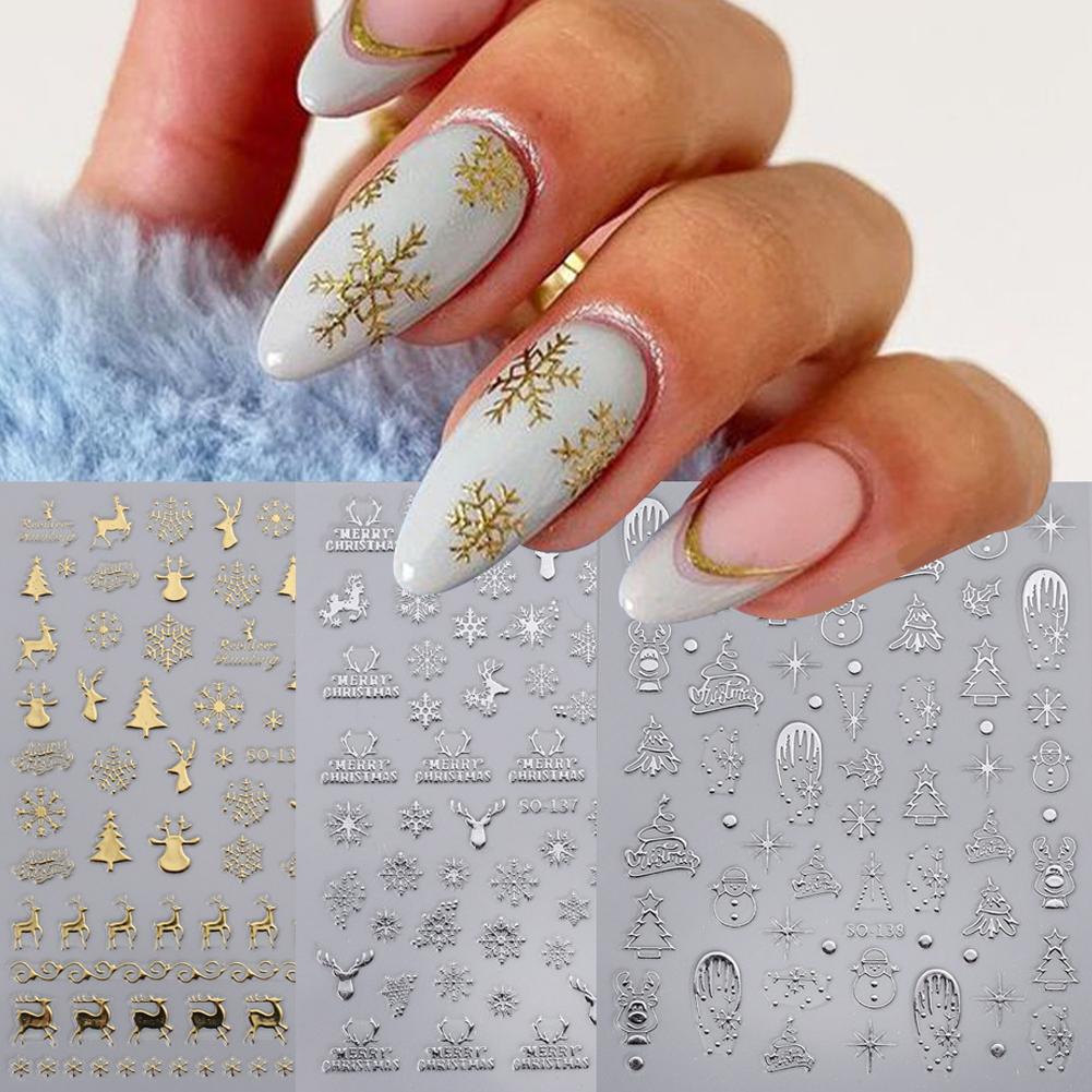 Рождественские наклейки для ди – обзор и цена Nail Art Xmas Design
