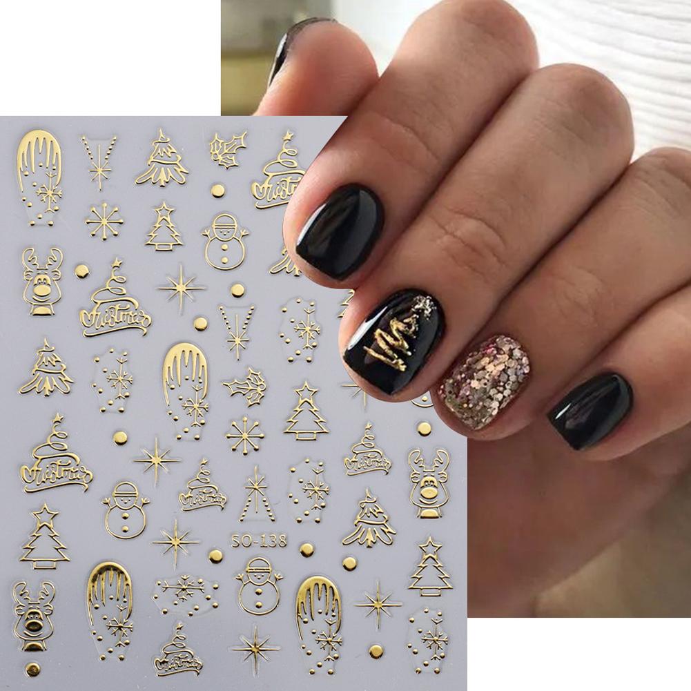 Рождественские наклейки для ди – обзор и цена Nail Art Xmas Design