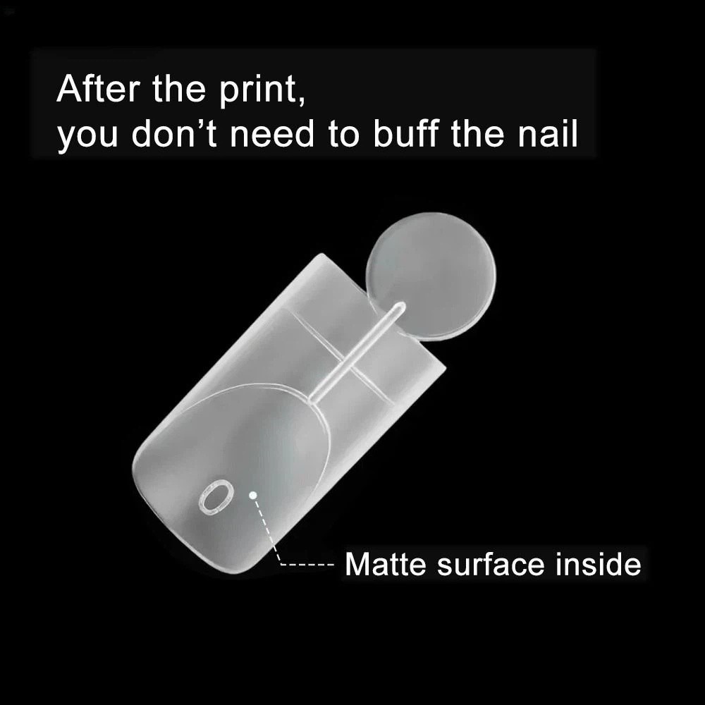 140 шт. матовых двойных форм д – обзор и цена Nail Extension Form