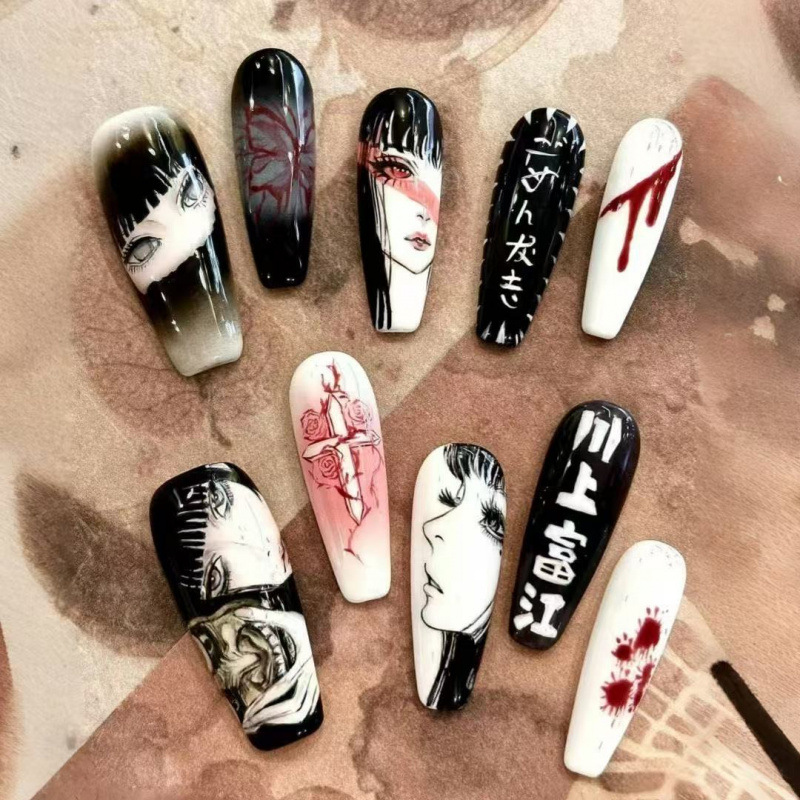 Kawakami Tomie маникюр сладкий – обзор и цена Press On Nail Set