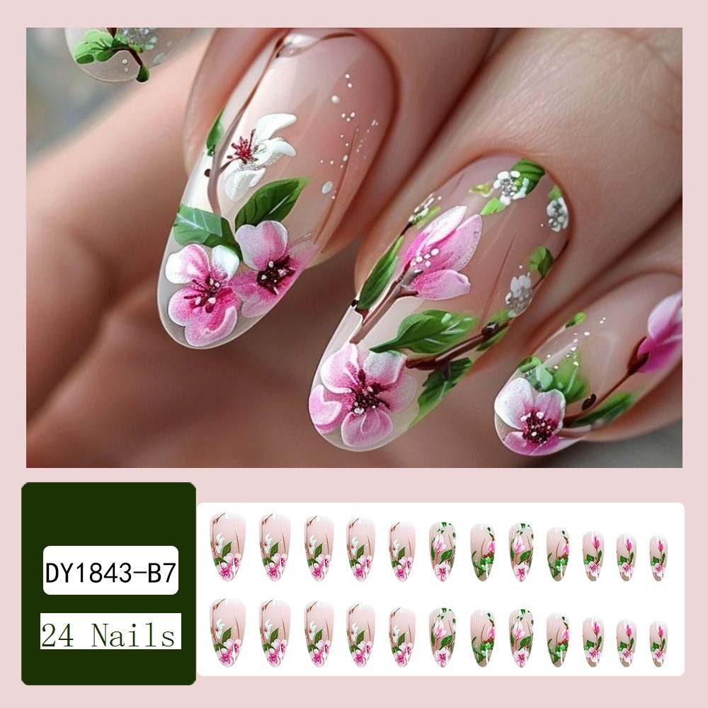 Короткие миндалевидные накладн – обзор и цена Press On Nail Set