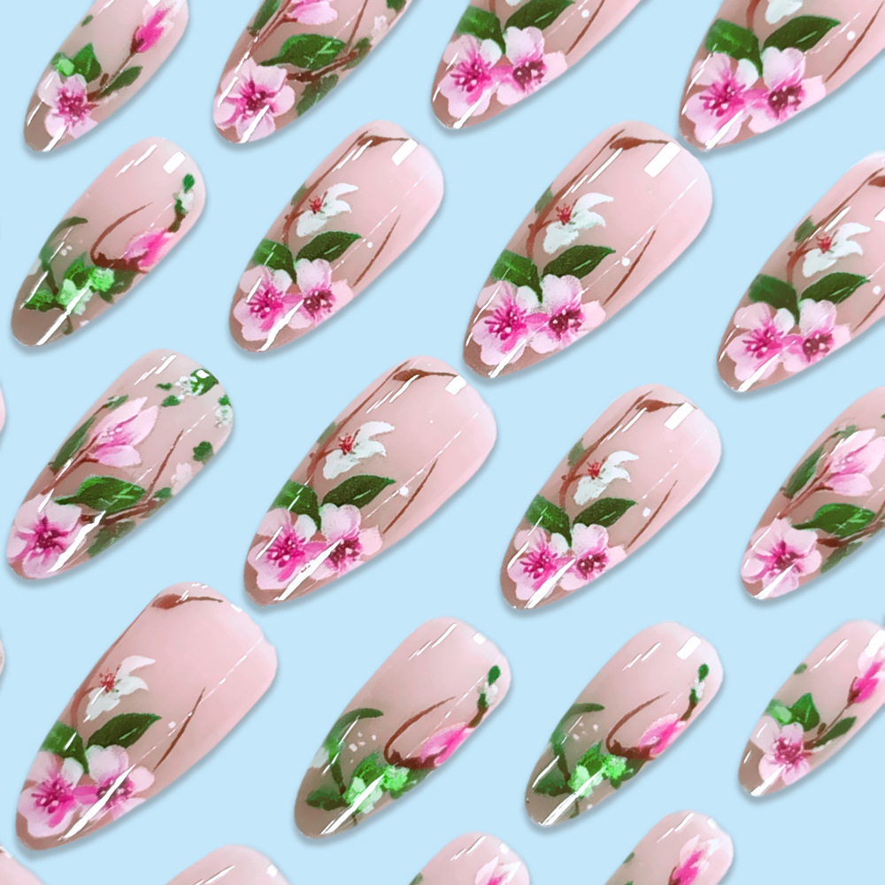 Короткие миндалевидные накладн – обзор и цена Press On Nail Set