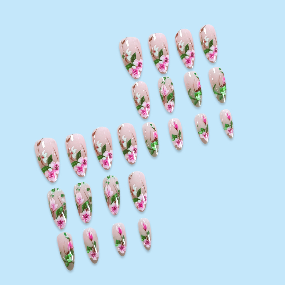 Короткие миндалевидные накладн – обзор и цена Press On Nail Set