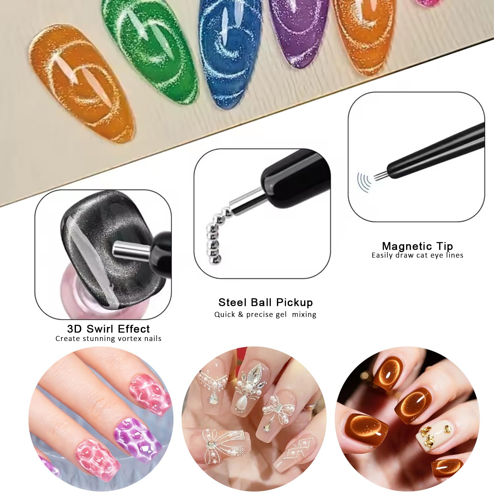 Набор из 11 магнитов для дизай – обзор и цена Nail Art Full Color