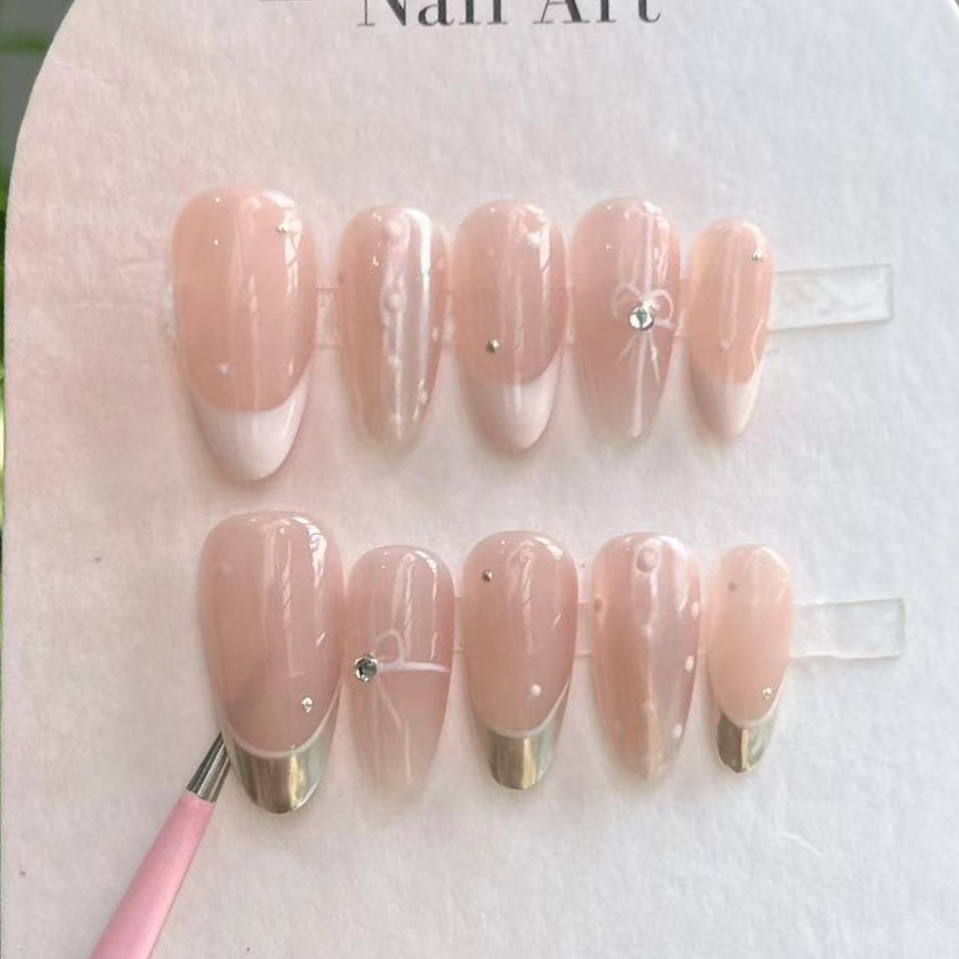 10 шт., ручная работа, накладн – обзор и цена Nail Art Pink