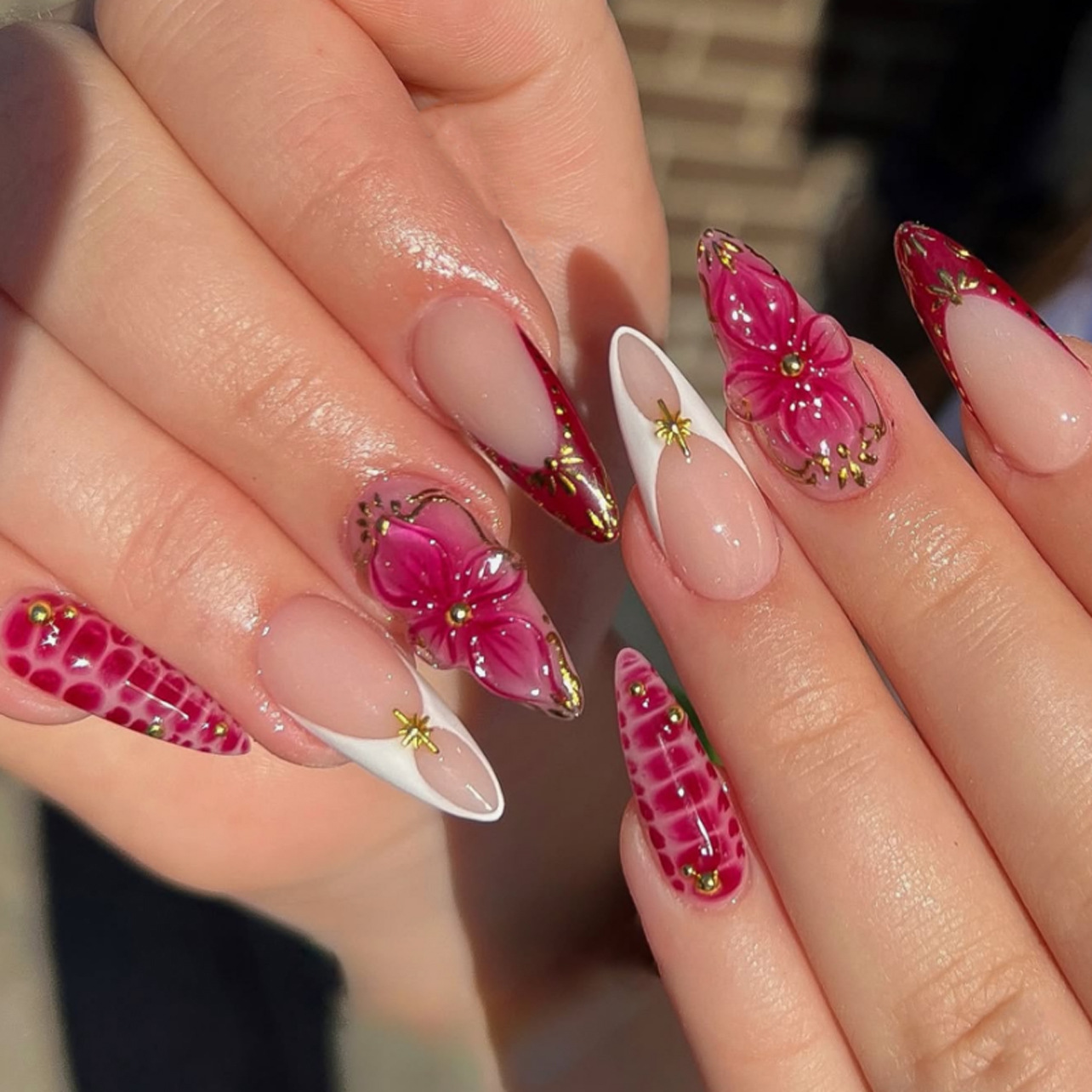 24 шт. готовых накладных ногте – обзор и цена Nail Art Pink