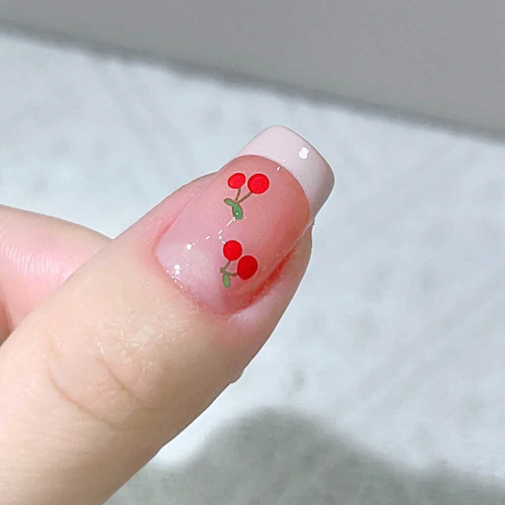 1 лист, 3D наклейки для дизайн – обзор и цена Nail Art Red Cherry