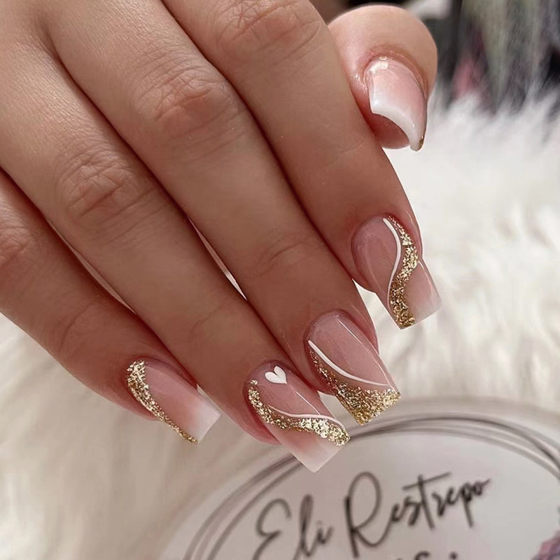 Короткие накладные ногти средн – обзор и цена Press On Nail Set