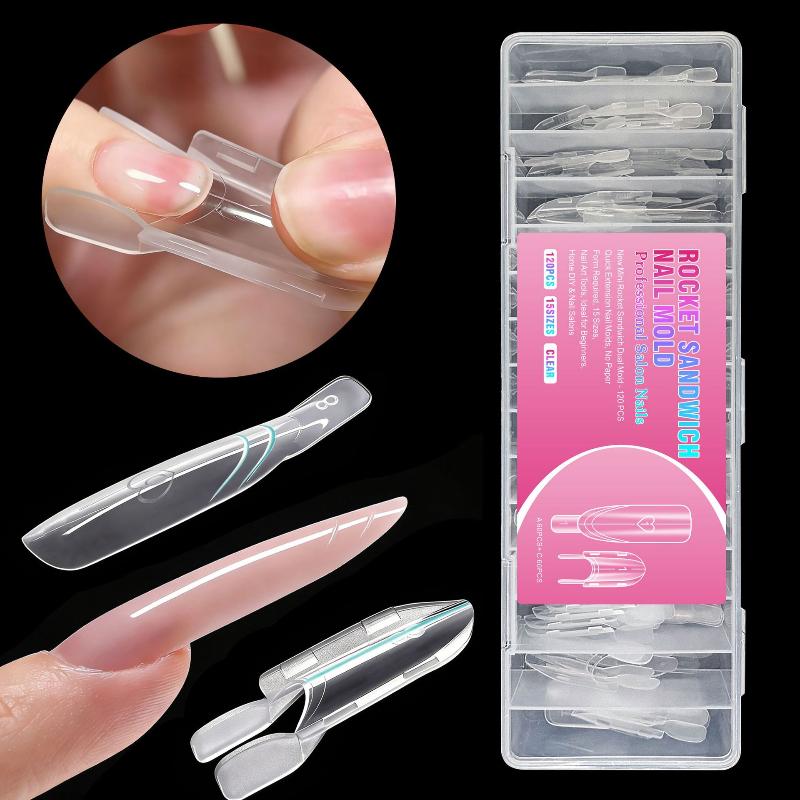 Новые двойные формы для наращи – обзор и цена Nail Extension Form
