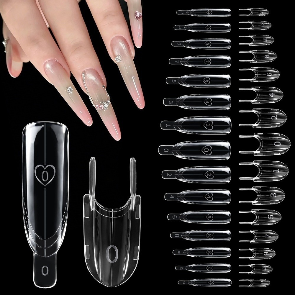 120 шт. многоразовых прозрачны – обзор и цена Nail Extension Form