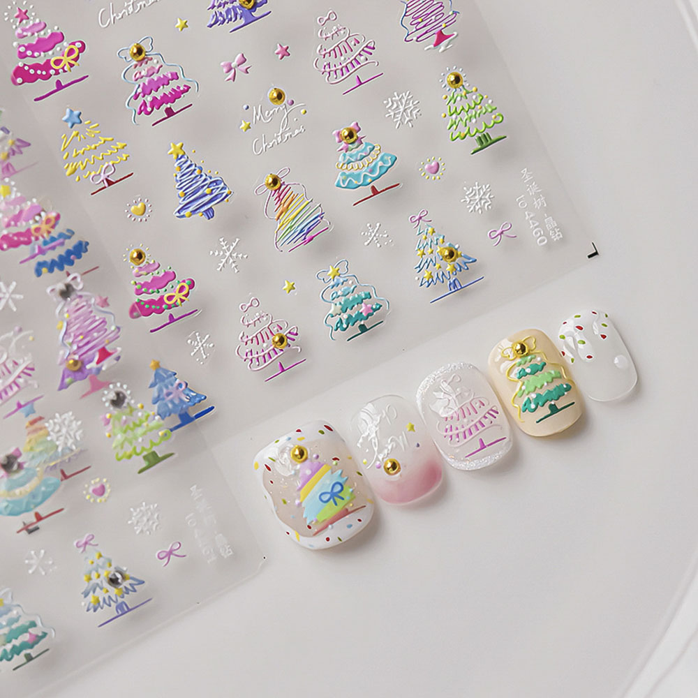 Рождественские наклейки для ди – обзор и цена Nail Art Xmas Design