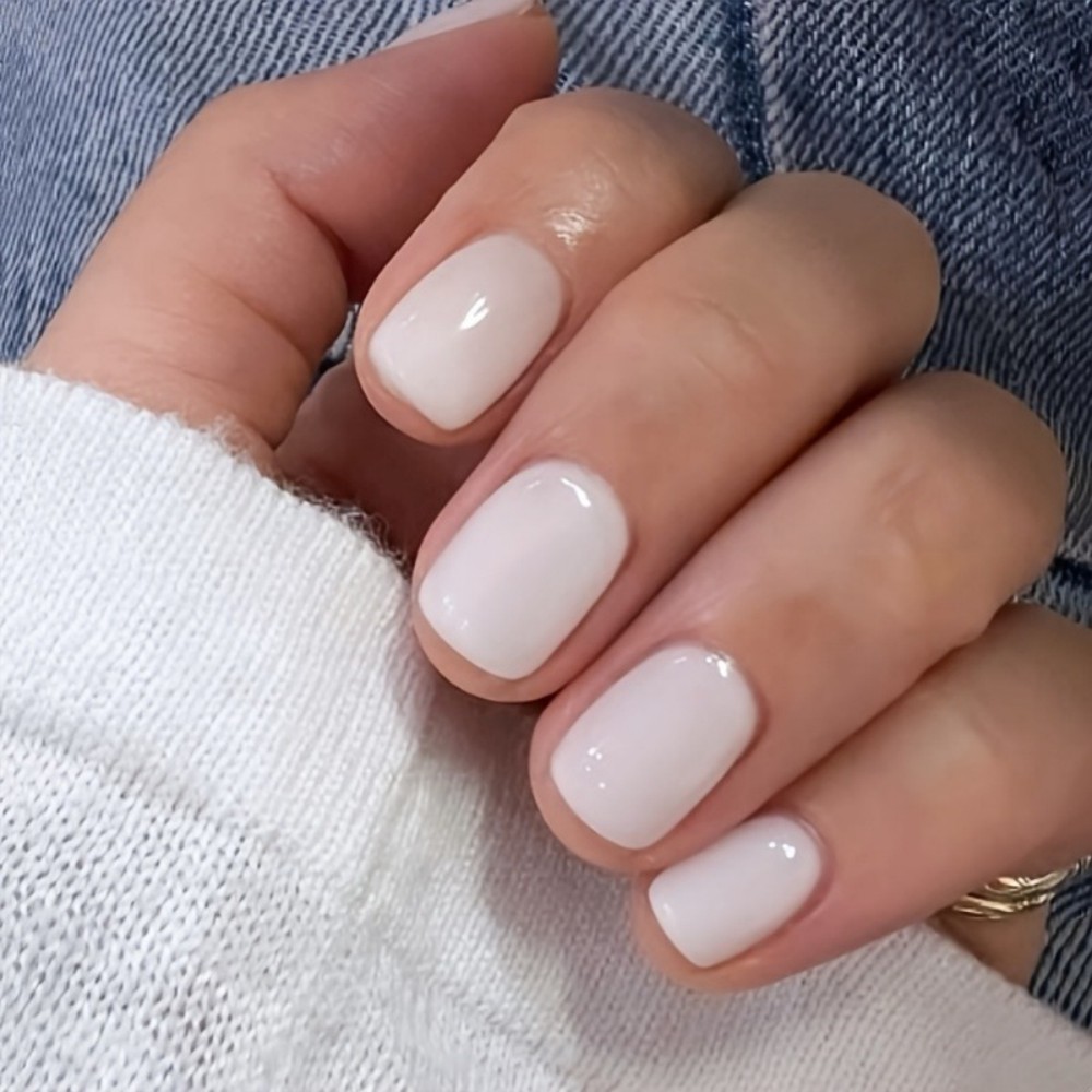 24 шт. молочно-белых накладных – обзор и цена Press On Nail Set