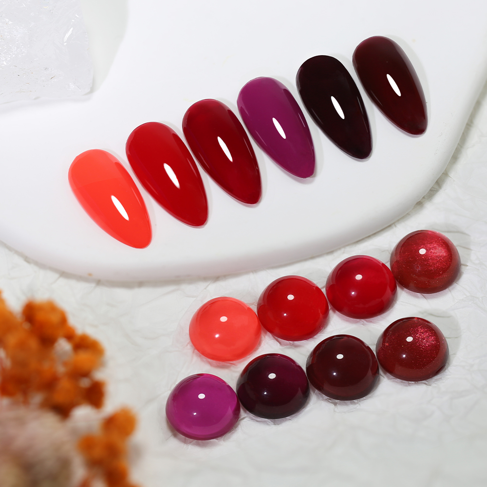 Гель-лак Clou Beaute Classic R – обзор и цена Nail Art Red Cherry